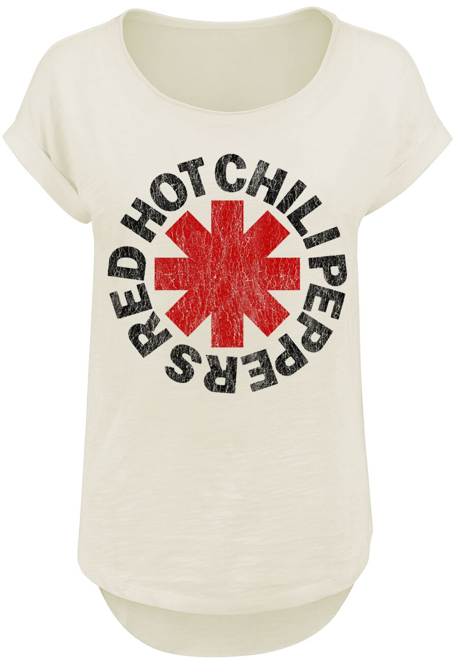 Red Hot Chili Peppers Noir Logo T-shirt T-shirt à manches