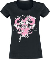 Mickey & Minnie Mouse - You Make My Heart Full, Mickey Mouse, T-Shirt Manches courtes