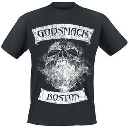 Burning Skull, Godsmack, T-shirt