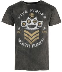 Brass Knuckles, Five Finger Death Punch, T-Shirt Manches courtes