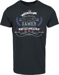 Retro Gamer, Slogans, T-Shirt Manches courtes