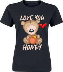 Love You Honey, Tierisch, T-Shirt Manches courtes