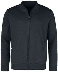 College jack sweatstof, Black Premium by EMP, Sweatshirts