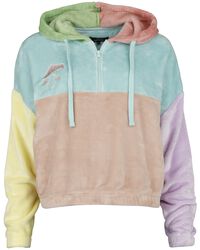 Colorful Hoodie with Embroidery, Full Volume by EMP, Trui met capuchon