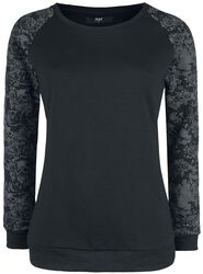 Skull & Roses, Black Premium by EMP, Sweat-shirt