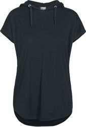 Ladies Sleeveless Jersey Hoodie, Urban Classics, T-shirt