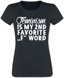 Feminism is My 2nd Favourite F Word, Slogans, T-Shirt Manches courtes