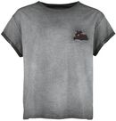 T-shirt avec broderie EMP & délavage, Collection Premium EMP, T-Shirt Manches courtes