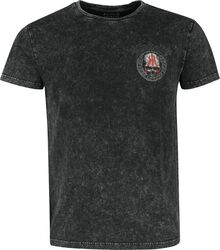 T-Shirt Imprimé Crâne, Black Premium by EMP, T-Shirt Manches courtes