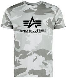Basic - T-Shirt Camouflage, Alpha Industries, T-Shirt Manches courtes