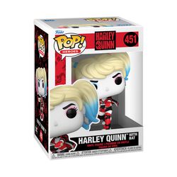 Harley with Bat vinyl figuur 451, Harley Quinn, Funko Pop!