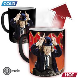 Live - Tasse mit Thermoeffekt, AC/DC, Mug