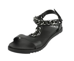 Sandaaltjes met kettingen, Black Premium by EMP, Sandaal