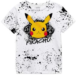 Kids - Pikachu splat, Pokémon, T-Shirt Manches courtes