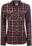 Checked Oilwash Shirt, R.E.D. by EMP, Chemise manches longues