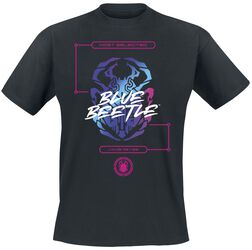 Logo, Blue Beetle, T-Shirt Manches courtes