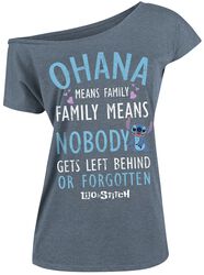 Ohana, Lilo & Stitch, T-Shirt Manches courtes