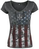 American Pride Tee, West Coast Choppers, T-Shirt Manches courtes