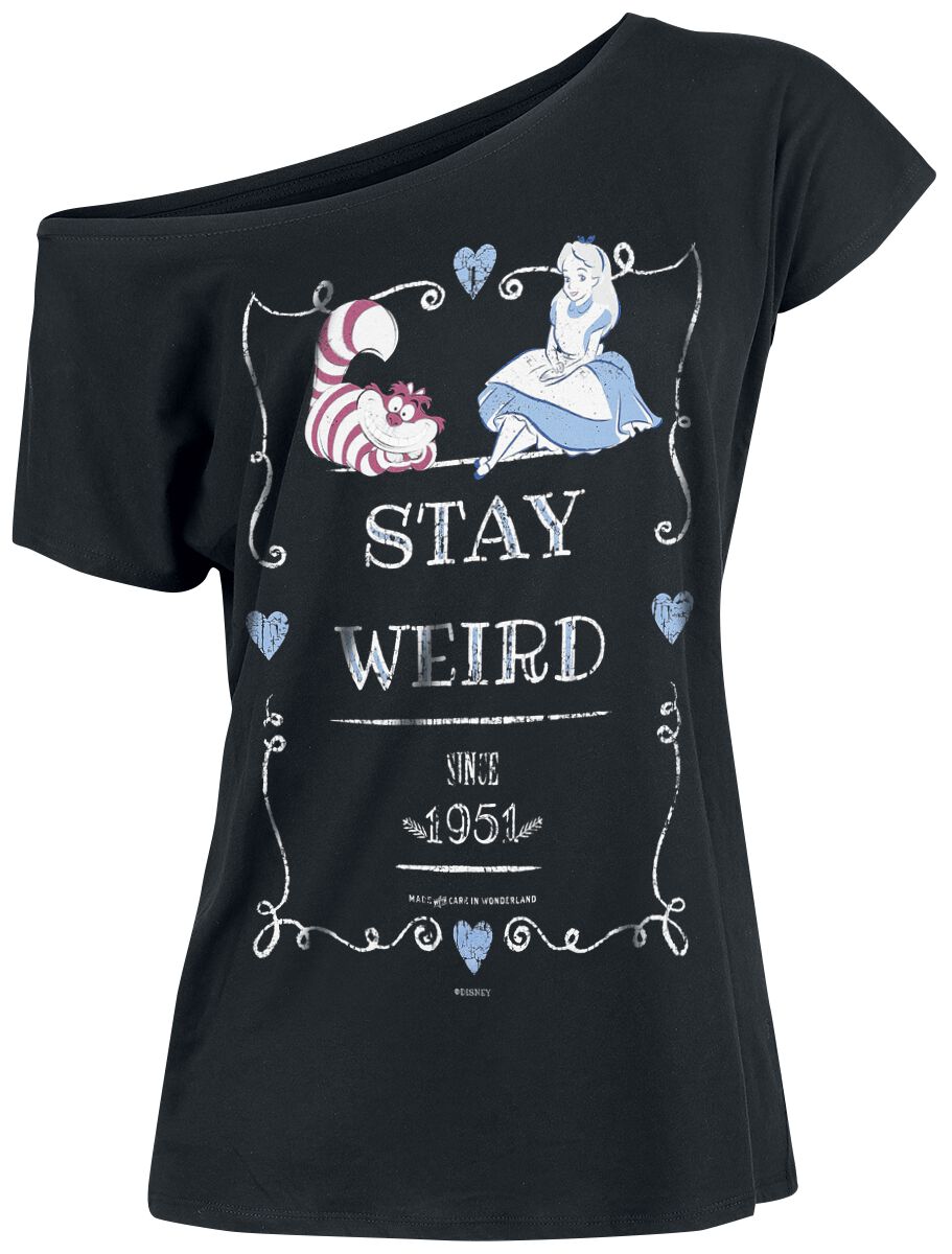 Gevestigde theorie Frons op tijd Stay Weird | Alice in Wonderland T-shirt | Large