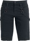 Rock Chain Shorts, Black Premium by EMP, Korte broek