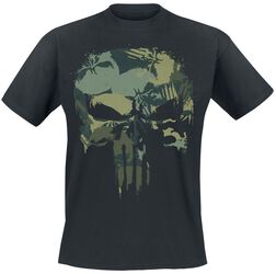 Crâne Camouflage, The Punisher, T-Shirt Manches courtes